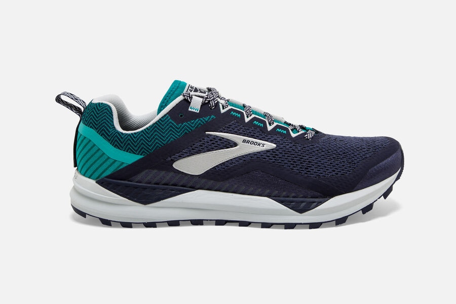 Brooks Cascadia 14 Férfi Terepfutó Cipő Sötétkék/Kék/Szürke Magyarország 478-98462